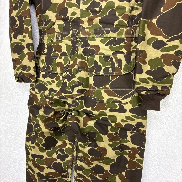 Vintage Carhartt Camo Coveralls Jumpsuit Mens 38 Tall RQ103 NWT NOS - Picture 11 of 16